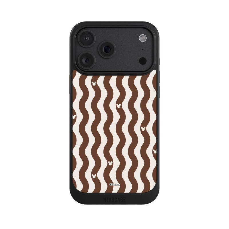 iPhone 18 Pro Max NIVOcore Mickey Mouse Brown Pattern Waves