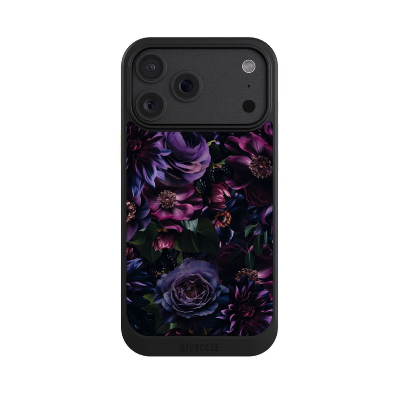 iPhone 18 Pro Max NIVOcore Dark Purple Flowers