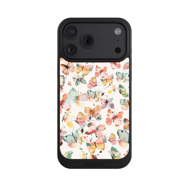 iPhone 18 Pro Max NIVOcore Sanfte Schmetterlinge Muster