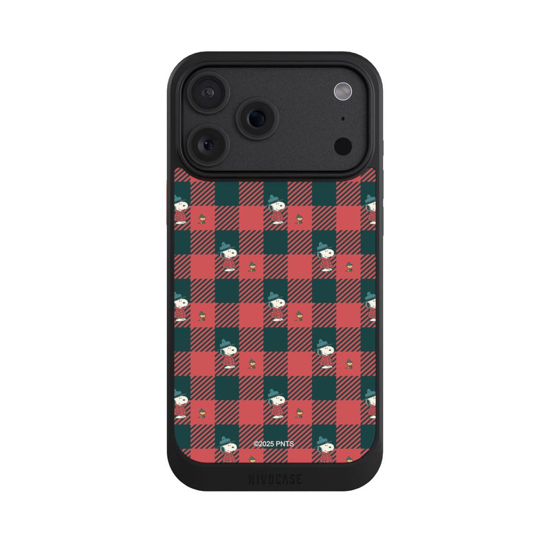 iPhone 18 Pro Max NIVOcore Peanuts Red Tartan Pattern