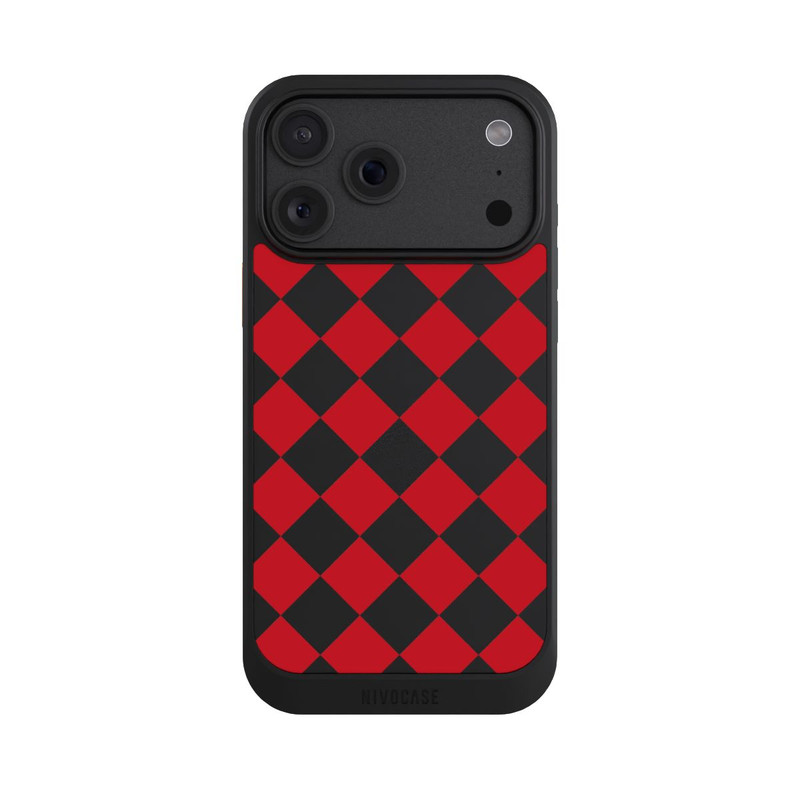 iPhone 18 Pro Max NIVOcore Raute Bordeaux ohne Hintergrund