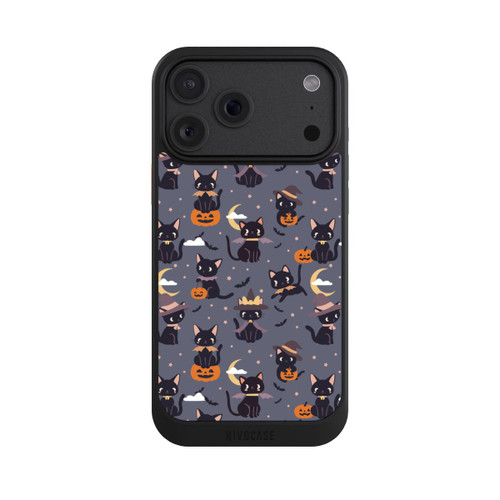 Apple iPhone 18 Pro Max NIVOcore Cute Halloween Witch Cats and Pumpkins
