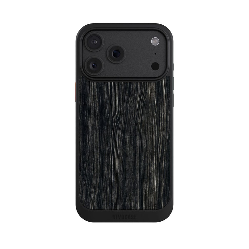 iPhone 18 Pro Max NIVOcore Texture du Bois Foncé