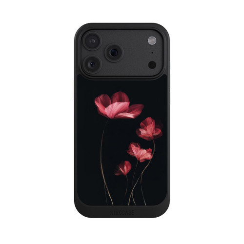 Apple iPhone 18 Pro Max NIVOcore Burgunder Blüten schwarz