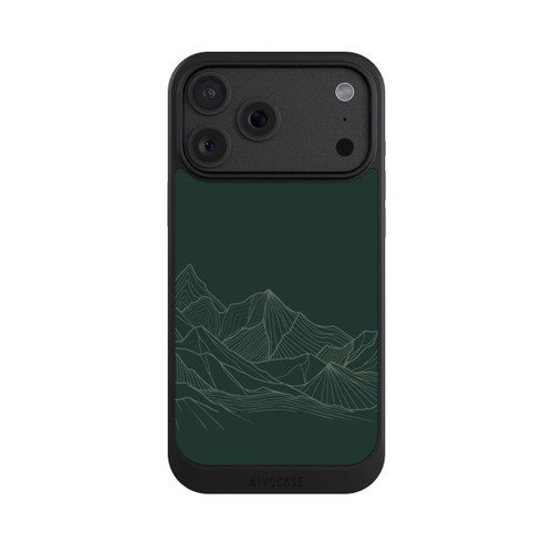 Apple iPhone 18 Pro Max NIVOcore Berg Line Art Grün
