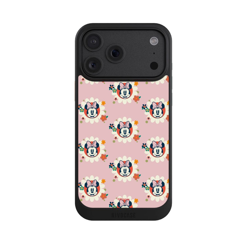 iPhone 18 Pro Max NIVOcore Minnie's Magic Flowers Retro Pattern