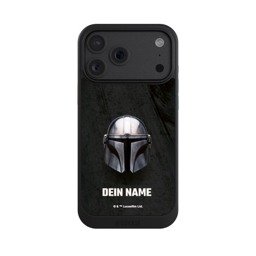 Apple iPhone 18 Pro Max NIVOcore Star Wars Mandalorian Black Helmet Personalisierbar