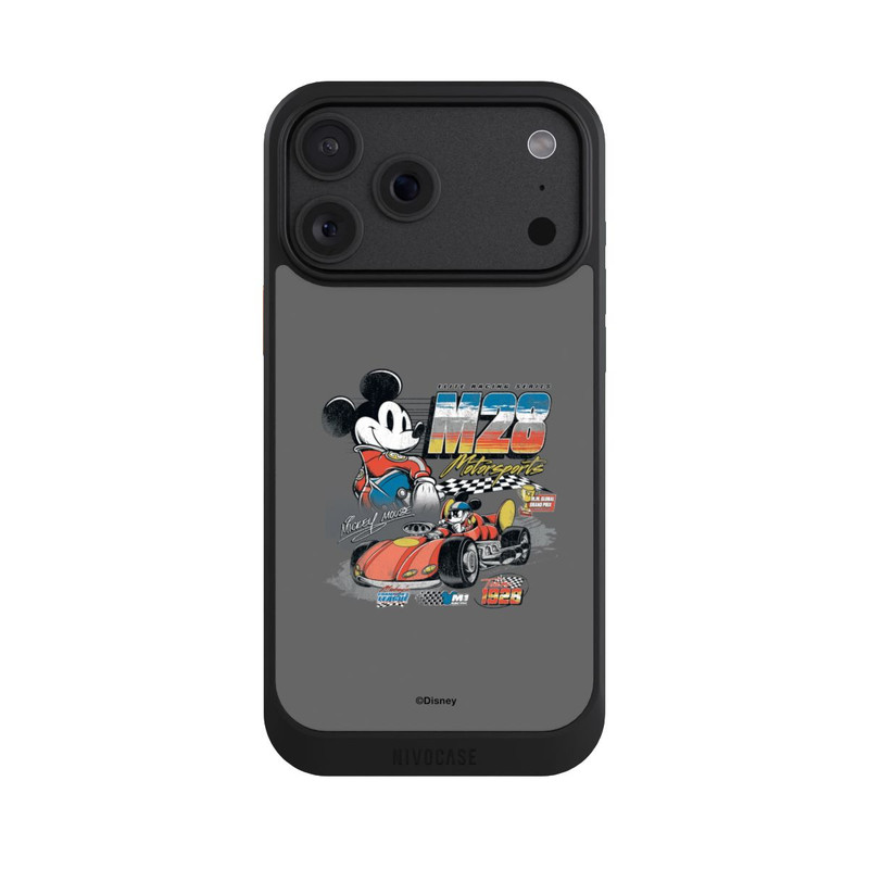 iPhone 18 Pro Max NIVOcore Micky Maus Rennfahrer Auto M28