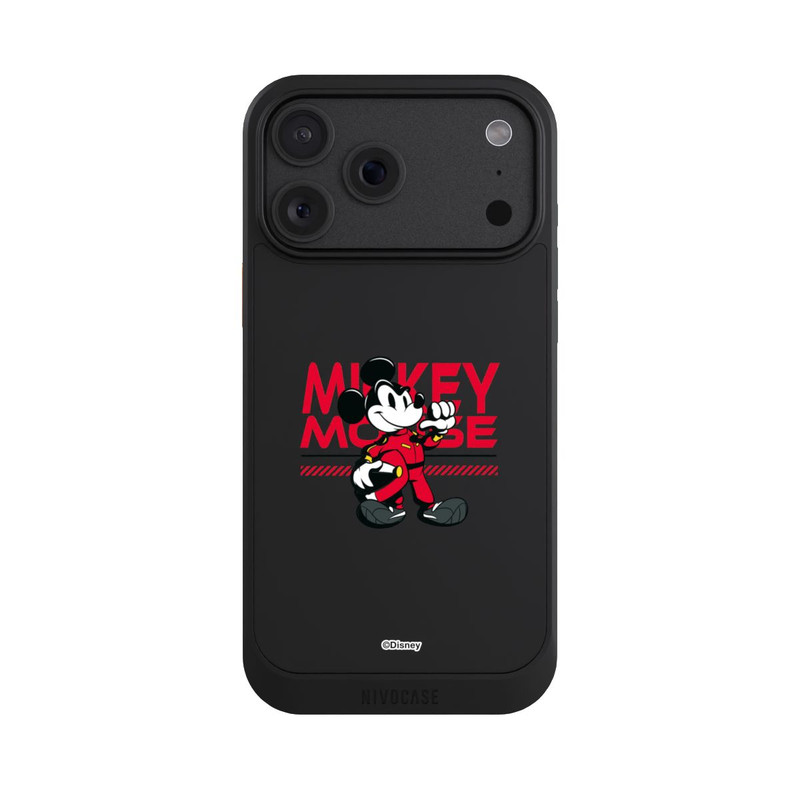 iPhone 18 Pro Max NIVOcore Micky Maus Rennfahrer Transparent