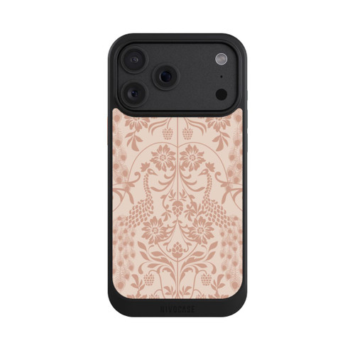 Apple iPhone 18 Pro Max NIVOcore Vintage Peacock Garden Arts and Crafts Floral