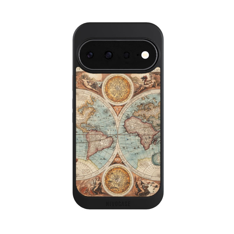Pixel 11 NIVOcore Vintage Weltkarte
