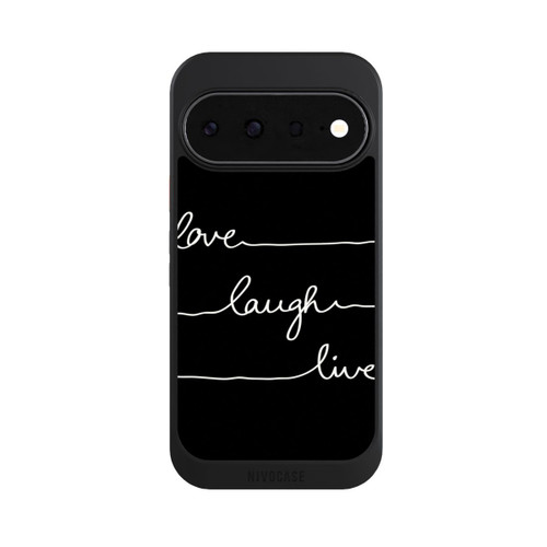 Google Pixel 11 NIVOcore Love Laugh Live blanc/noir
