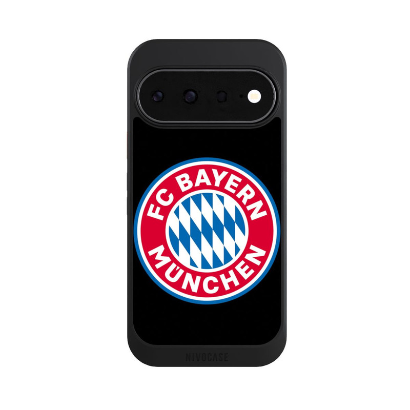 Pixel 11 NIVOcore Logo FCB sur fond noir