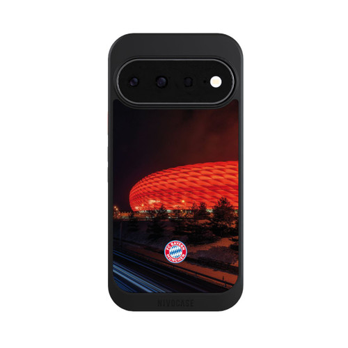 Google Pixel 11 NIVOcore Allianz Arena bei Nacht FCB