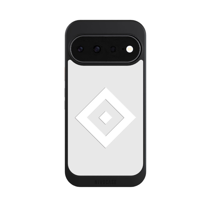 Pixel 11 NIVOcore Rauten Logo auf HSV Grau