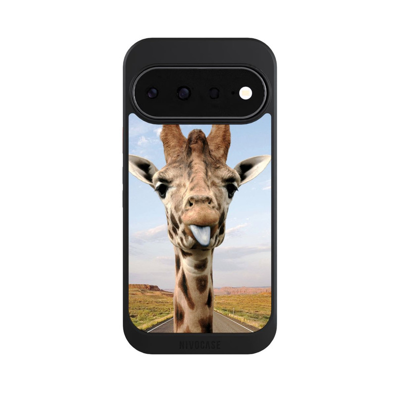 Pixel 11 NIVOcore Giraffe auf der Straße