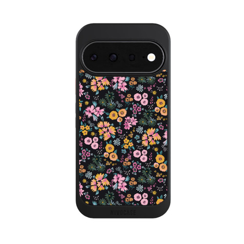 Google Pixel 11 NIVOcore Petites Fleurs colorées Noir 2