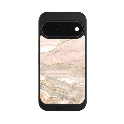 Google Pixel 11 NIVOcore Marmor rosa-goldene Streifen