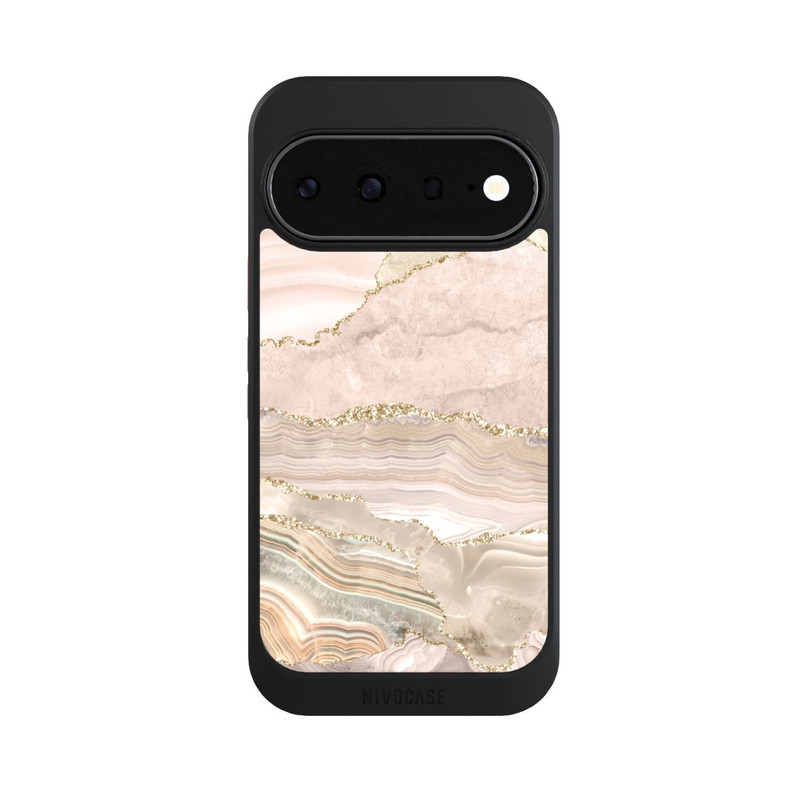 Pixel 11 NIVOcore Marmor rosa-goldene Streifen
