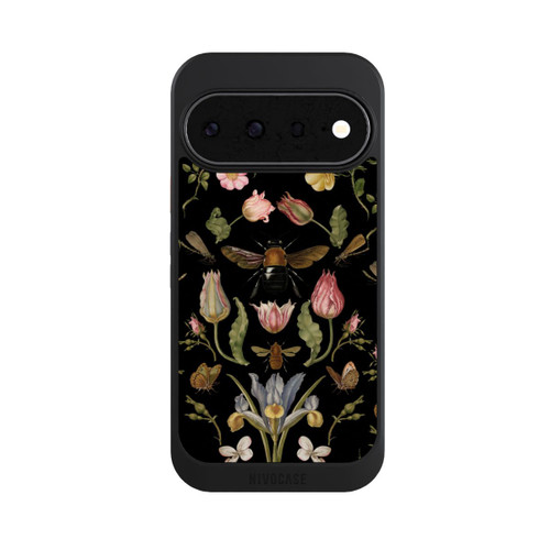 Google Pixel 11 NIVOcore Wildblumen und Biene Schwarz