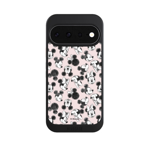 Google Pixel 11 NIVOcore Minnie &amp; Mickey aux multiples visages rose