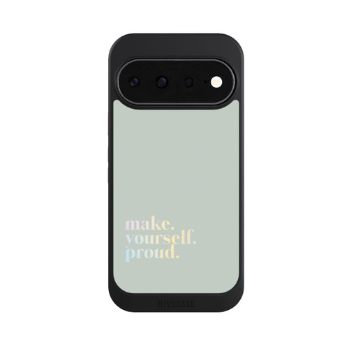 Google Pixel 11 NIVOcore Make Yourself Proud Citation - Menthe et dégradé