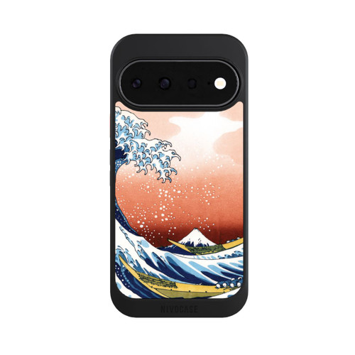 Google Pixel 11 NIVOcore La Grande Vague de Kanagawa Rouge