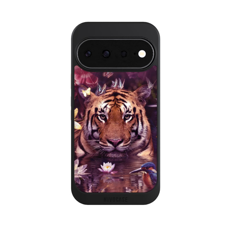 Pixel 11 NIVOcore Tiger Blumenrahmen