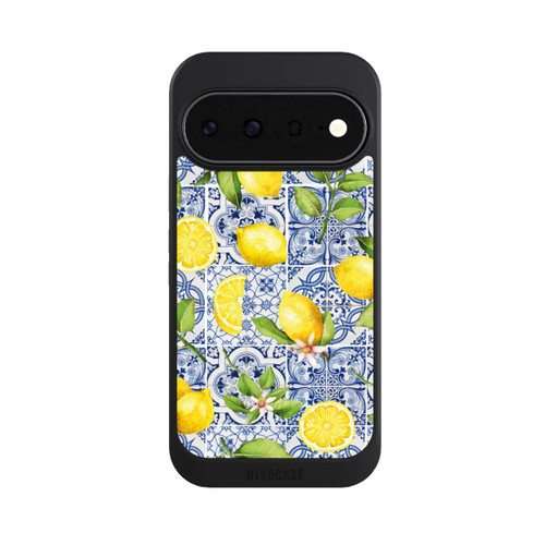 Google Pixel 11 NIVOcore Mediterrane Amalfi Küste mit Blauen Kacheln und Zitronen