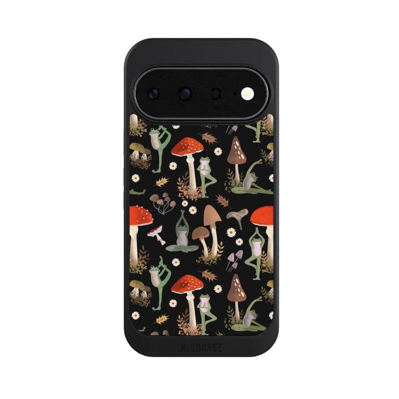 Pixel 11 NIVOcore Grenouilles Yoga & Champignons