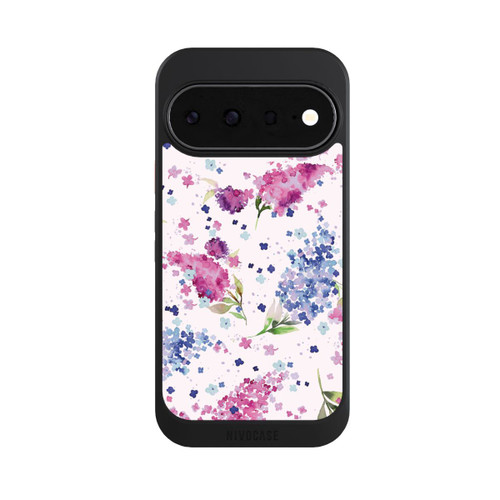 Google Pixel 11 NIVOcore Hortensias Floraux Lilas Rose