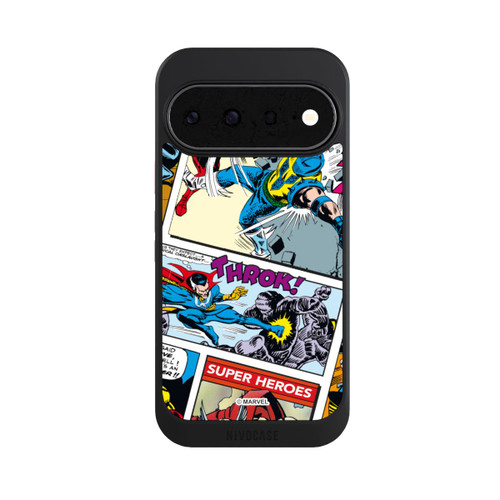 Google Pixel 11 NIVOcore Marvel Retro Comic Blue