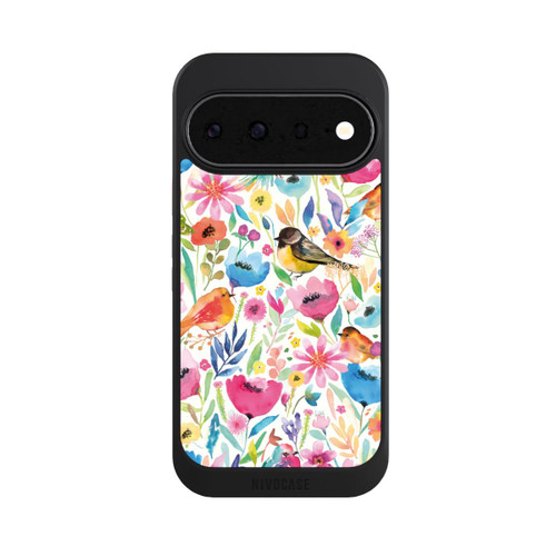 Google Pixel 11 NIVOcore Oiseaux et fleurs fantaisistes