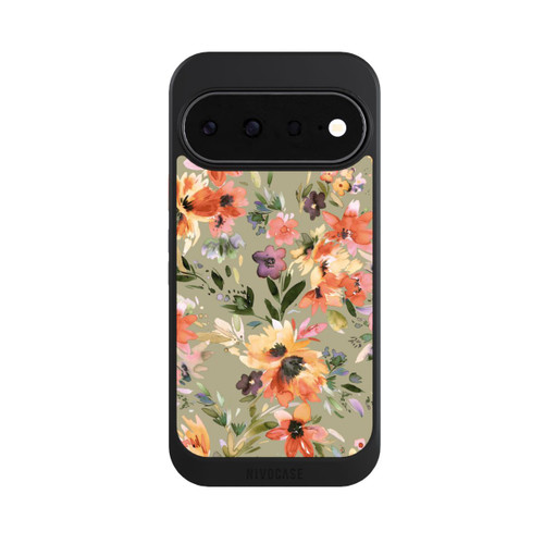 Google Pixel 11 NIVOcore Fleurs tropicales picturales vert sauge