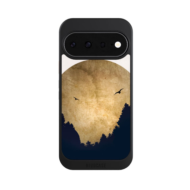 Pixel 11 NIVOcore Deux oiseaux et la lune