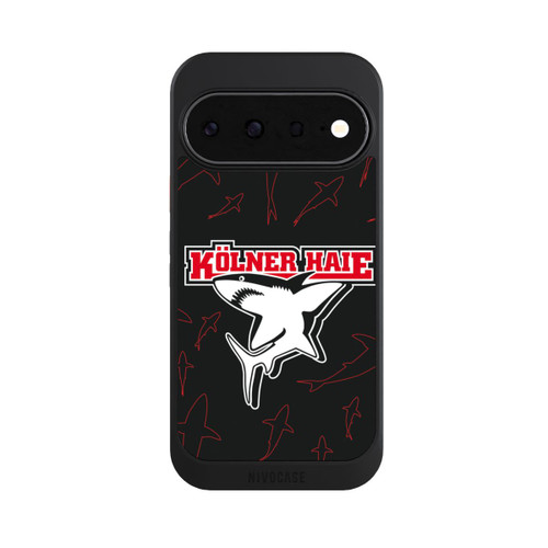 Google Pixel 11 NIVOcore Haie Muster Rot