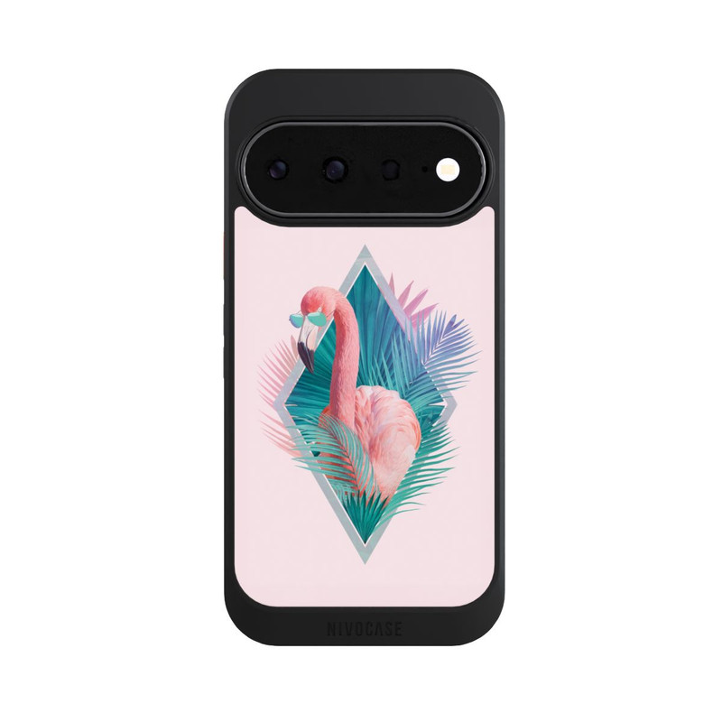 Pixel 11 NIVOcore Feuilles tropicales Flamant