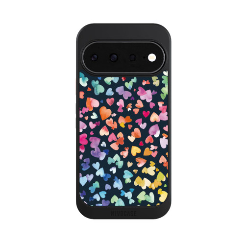 Google Pixel 11 NIVOcore Valentinstag Herzen Schwarz