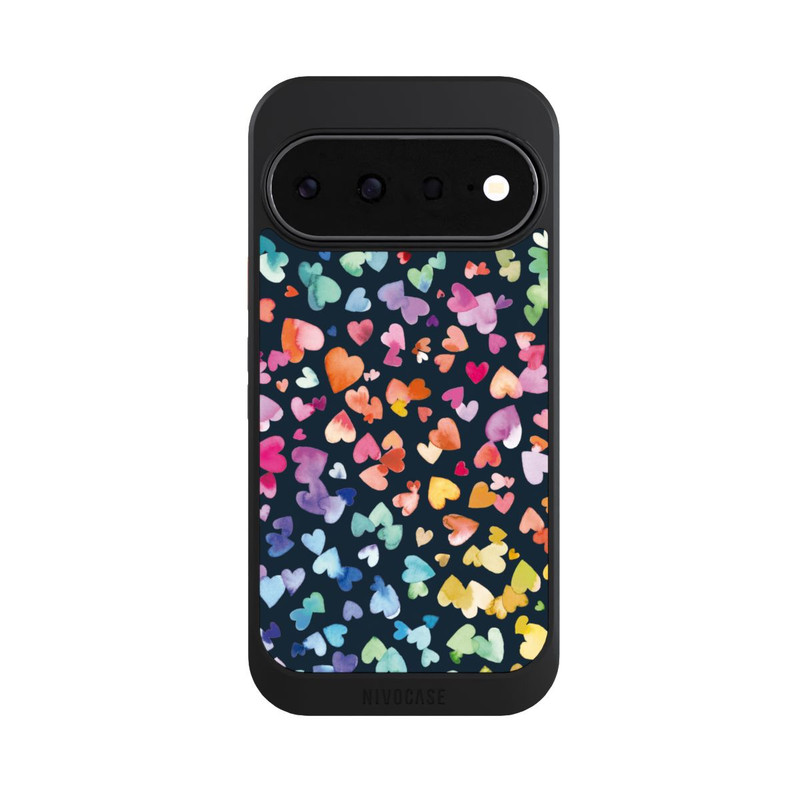 Pixel 11 NIVOcore Valentinstag Herzen Schwarz