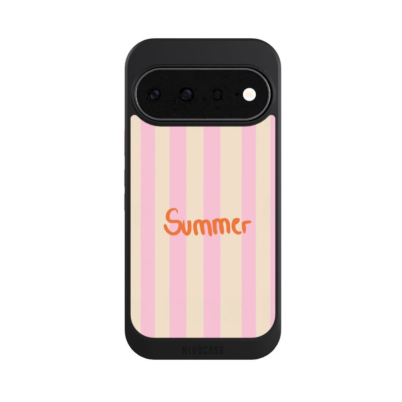 Pixel 11 NIVOcore Summer Pink And Orange Stripes