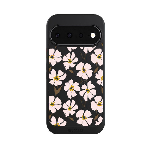 Google Pixel 11 NIVOcore Simple Pastell Flowers Rose Transparent