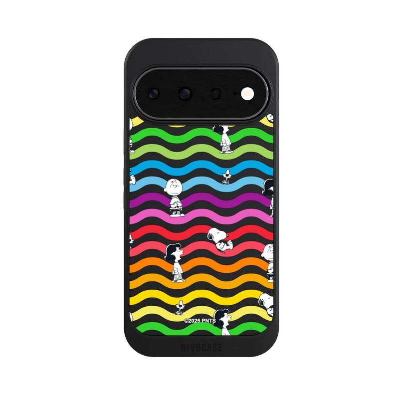 Pixel 11 NIVOcore Snoopy Pattern Rainbow Transparent
