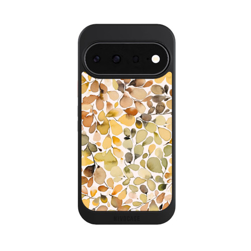 Google Pixel 11 NIVOcore Eucalyptus Watercolor Leaves Brown Autumn