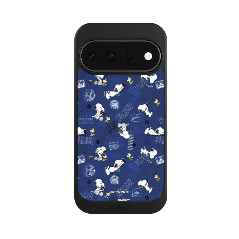 Pixel 11 NIVOcore Peanuts Travel Stamps Pattern Blue
