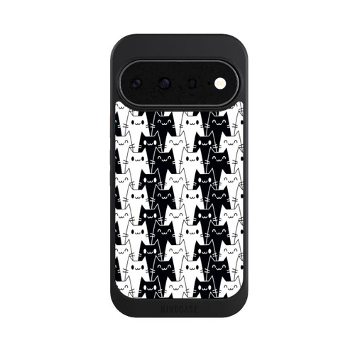 Google Pixel 11 NIVOcore Papier Peint Chat Noir Blanc