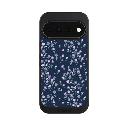 Google Pixel 11 NIVOcore Dark Blue Floral Theme