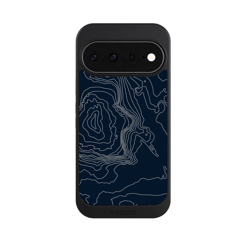 Pixel 11 NIVOcore Berg Höhenlinien Dunkel