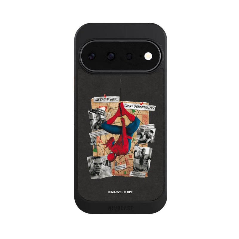 Pixel 11 NIVOcore Spider-Man Tableau d'enquête