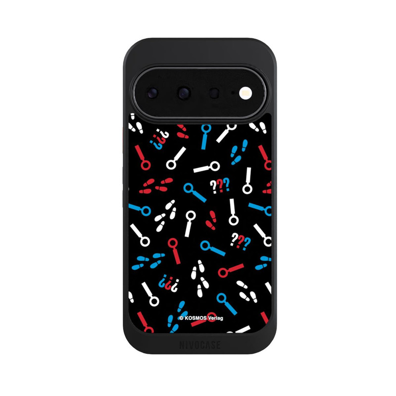 Pixel 11 NIVOcore Drei Fragezeichen Detektiv Muster