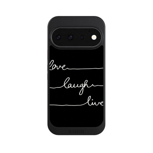 Google Pixel 11 Pro NIVOcore Love Laugh Live weiß/schwarz